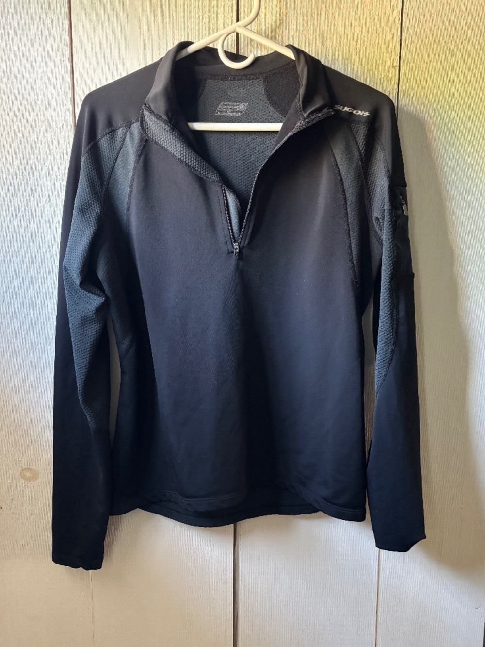 Sugoi black athletic half zip jacket